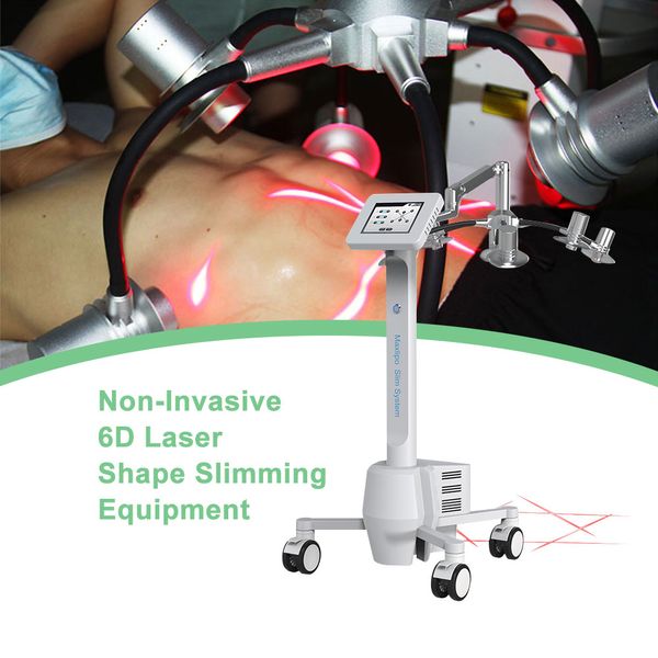 Máquina de adelgazamiento de alto grado profesional Zerona 3ra generación Lipo láser de luz fría Lipolaser Dispositivo de lipólisis de reducción de celulitis para quemar grasa de luz roja