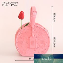 Haute qualité Simulation créative fleur séchée poche pour pièces de monnaie sac portable pot de fleurs Cabas sacs succulents Vase fleur Micro paysage personnalité