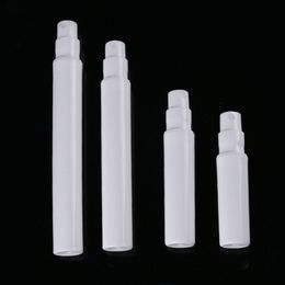 Bouteilles de pulvérisation d'échantillon d'huile essentielle blanche de haute qualité 2 ml 3 ml 4 ml 5 ml bouteille de pulvérisation en plastique de parfum blanc