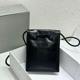 Bolso tipo cubo de Cassette de alta calidad, bolso de mano para hombre y mujer, bolsos cruzados de cuero auténtico, fundas de cartera para compras de moda de diseñador, bolsillos para tarjetas