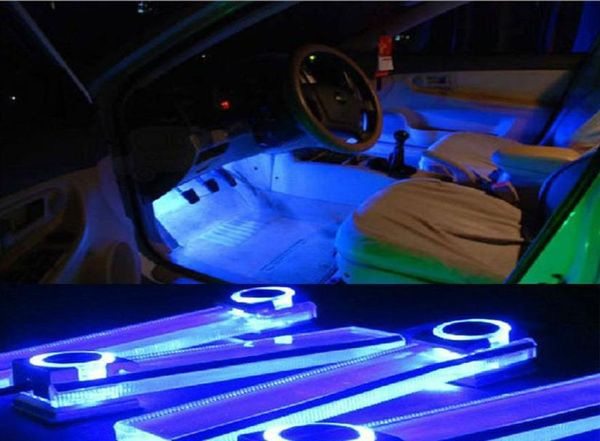 High Quailty DC12V Automobile Repacking Fashion LED Blue Car Charge Interior Foot Decoration Light 9203353