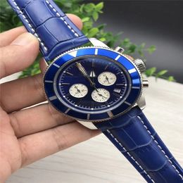 Montre homme de haute qualité montres en acier chronomètre à quartz montre de luxe montres en acier inoxydable chronographe montre-bracelet 237309P