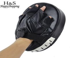 Hoge kwaliteit 1 -stuk zwart Boxing Mitt MMA Target Hook Jab Focus Punch Pad Safety MMA Training Gloves Karate7481678