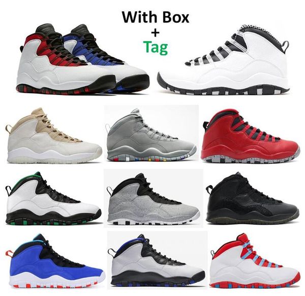 Chaussures de basket-ball masculines 10e anniversaire Westbrook classe de 2006 en acier ciment cool gris Seattle Chicago Tinker Bulls sur Broadway Stealth Orlando Sports Sneakers