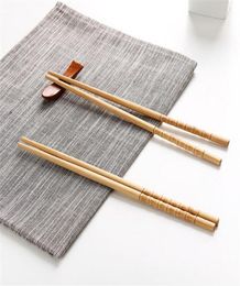 10 paires de qualité chinois Choissistes de style chinois créatifs Natural Magins de table en bois fait à la main