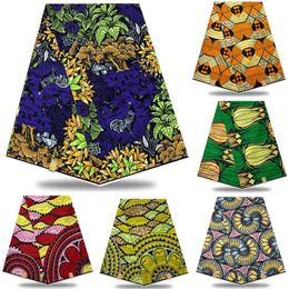 High Quality 100% cotton African Nigerian Prints Angola wax Fabric Real Ghana Wax for Party Dress 6 yards NXS06 T200529 284m