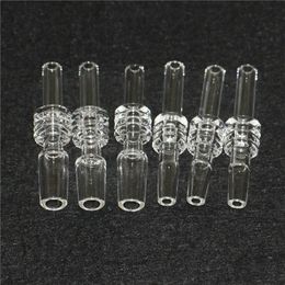 Haute qualité fumer 100% véritable pointe de quartz 10mm 14mm 18mm pour plate-forme pétrolière concentré verre Bongs Quart ongles conseils