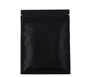 Sacs ziplock Mylar Mylar de haute qualité 100 Foil en aluminium noir Small Bags en plastique Lock Zip 4557517