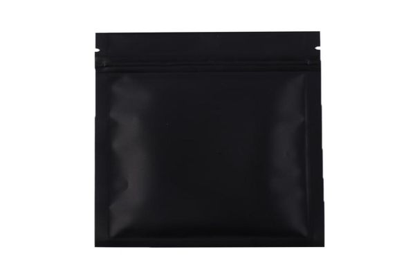 Sacs ziplock mylar métalliques de haute qualité Foil d'aluminium noir Small Lock Bags en plastique 9088596