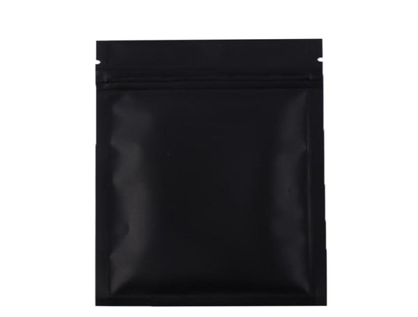 Sacs ziplock mylar métalliques de haute qualité Foil d'aluminium noir Small Bags en plastique de verrouillage à fermeture éclair 6970310