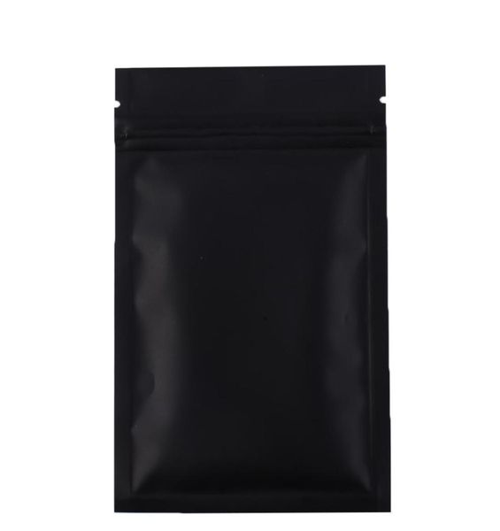 Sacs de ziplock Mylar Mylar de haute qualité 100 Foil en aluminium noir Small Lock Lock Bags en plastique 9162270