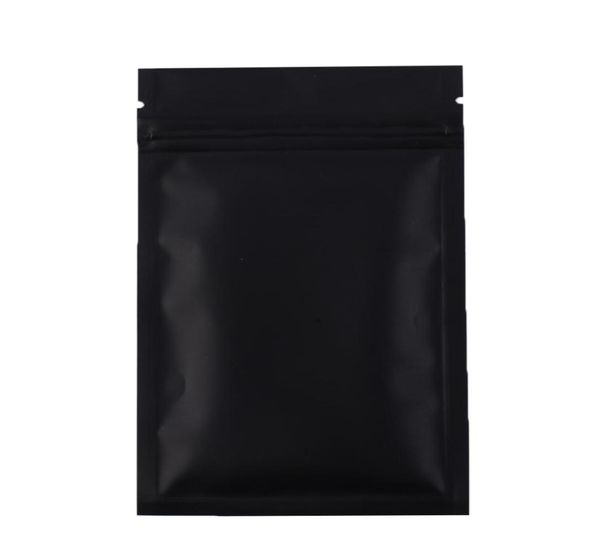 Sacs ziplock Mylar Mylar de haute qualité 100 Foil en aluminium noir Small Lock Bags en plastique 9903419