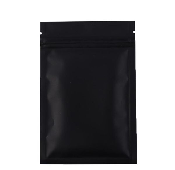 Sacs ziplock mylar métalliques de haute qualité Foil d'aluminium noir Small Lock Bags en plastique Sacs en plastique 2976424