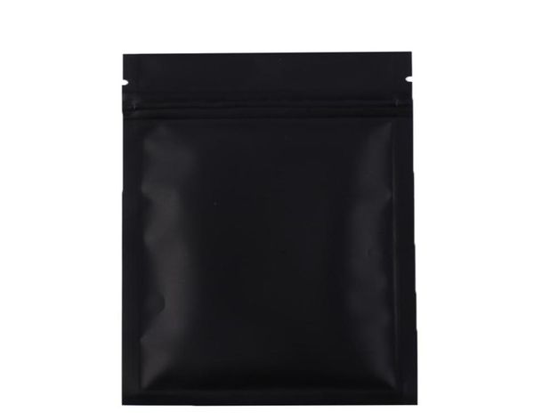 Sacs ziplock Mylar Mylar de haute qualité 100 Foil en aluminium noir Small Lock Bags en plastique 3816459