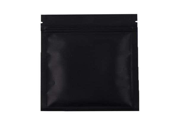 Sacs ziplock Mylar Mylar de haute qualité 100 Foil d'aluminium noir Small Lock Bags en plastique 9711072