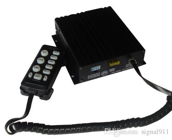 Amplificateurs d'alarme de sirène d'avertissement de voiture de haute qualité 100W avec microphone pour véhicules de pompiers d'ambulance de police (sans haut-parleur)