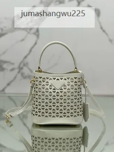 Bolso de diseño de lujo de alta calidad 10 P bolso blanco para mujeres Caquero hueco cubo de hombro