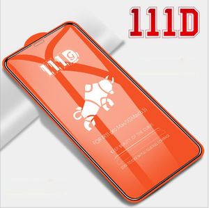 Haute qualité 111D protecteur d'écran couverture complète verre trempé pour iPhone 12 MINI Pro Max 11 Samsung A21S A11S A71 A51 A41 A31