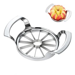 Hoogwaardige 12-bladen extra grote Apple Cutter Slicer Slicless Steel Ultra-Sharp Fruit Corer Slicer Tools Keukenaccessoires 231221