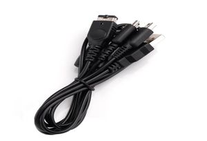 Hoge kwaliteit 12 m 3 in 1 USB opladerlaadkabels voor NDSI NDSL GBA SP Game Component2171161