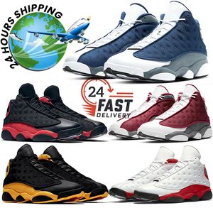 Hoge kwaliteit basketbalschoenen 13s 13 Tarwe Hof paars Mannen Vrouwen Zwarte Kat Hij kreeg Game Melo DMP Hyper Royal Phantom Trainer Sneakers