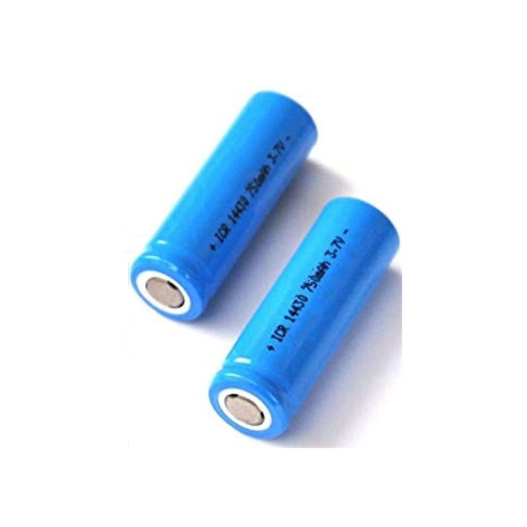 14430 750mah batterie au lithium Batterie au lithium cylindrique irrégulière bleu fabricant ventes directes de haute qualité