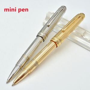 Mini stylo à bille roulante 163 de haute qualité, papeterie de bureau classique, stylo de recharge d'écriture de poche