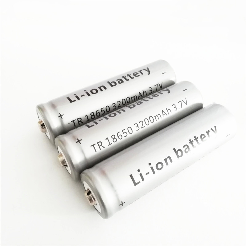 18650 3200mAh 3.7V litiumbatteri, kan användas i ljus ficklampa och så vidare.