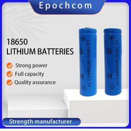 La batterie au lithium plate/pointue LC 18650 3800 mAh 3,7 V peut être utilisée dans les ciseaux de coiffeur/presse-agrumes/lampe de poche lumineuse, phares extérieurs, etc.