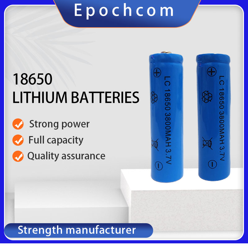 Плоская/заостренная литиевая батарея LC 18650, 3800 мАч, 3,7 В, может использоваться в парикмахерских ножницах/соковыжималке/ярком фонарике, уличных фарах и так далее.