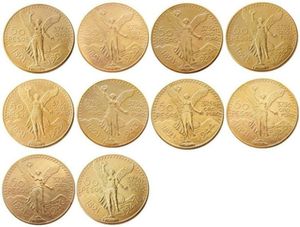 Hoge kwaliteit 19211947 10PCS Mexico Gold 50 Peso Coin Copy Coin7479941