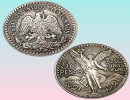 De haute qualité 1946 Mexico Gold 50 Peso Coin Gold 37373mm Arts Creative Creative Souveniture Commémorative Coins 18211921 MEXCANOS 502724707