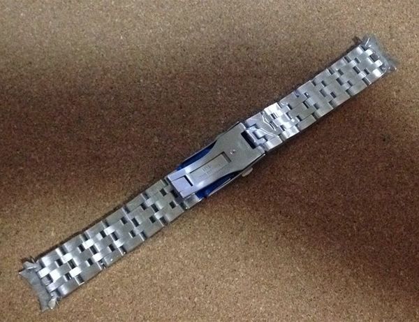 Haute qualité 19mm 20mm PRC200 T17 T461 T014430 T014410 bracelet de montre pièces de montre bande mâle bracelets en acier inoxydable massif straps253j