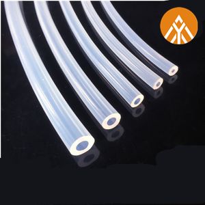 Hoge kwaliteit 1m / 5m Food Grade Clear Transluced Silicone Tube Beer Pijp Melk Slangpijp Zachte Veilige Rubber Flexibele Tube Creative 220423