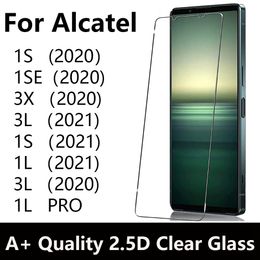 Hoge Kwaliteit 2.5D 0.33MM Helder Gehard Glas Telefoon Screen Protector voor Alcatel 1S 1SE 3X 3L 1S 1L 3L 1L-PRO bulk groothandel