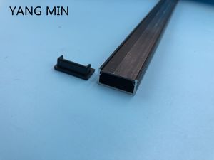 Profilé en aluminium extrudé de haute qualité pour bande lumineuse à led avec couvercle et raccords 2M / pcs