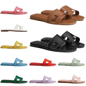 Designer sandales femmes flat Low shoes plage flat mule caoutchouc marron noir Rose chaussures de plage femmes Deluxe slide femmes Bureau mocassins 【code ：L】