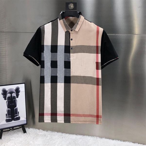 Alta calidad 2022 Diseñador Polos Hombres Polos de lujo Casual para hombre Camiseta Serpiente Abeja Estampado de letras Bordado Moda High Street Hombre TeeM-XXXL