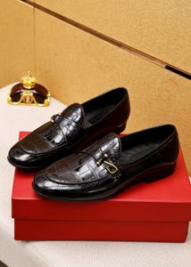 Haute qualité 2023 hommes chaussures habillées en cuir véritable affaires décontracté mocassins marque appartements mâle formel bureau respirant Oxfords taille 38-45