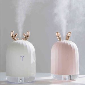 Haute qualité 220ML humidificateur d'air à ultrasons arôme diffuseur d'huile essentielle maison voiture USB brumisateur brumisateur avec lampe de nuit LED