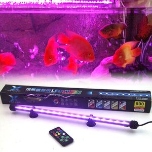 HighQuality 2555cm à distance coloré LED Rium Light Fish Tank Lampe de corail 5050 RGB Submersible Lights Changement de couleur Y200917