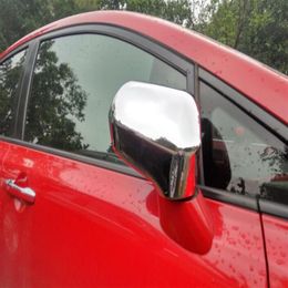 Hoge kwaliteit 2 stks ABS chromes auto zijdeur spiegel bescherming decoratie afdekkap voor Honda civic 2006-2011 de 8th Generation246b
