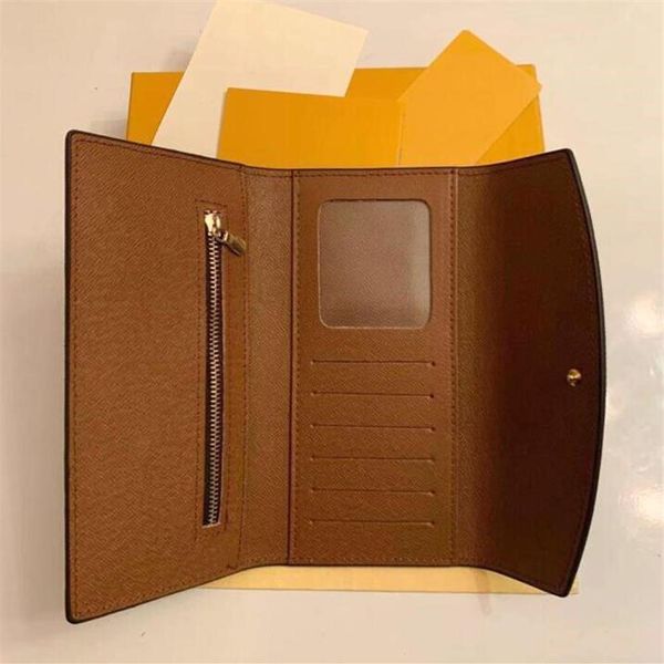 Haute qualité 2PCS SET Designer Portefeuille TITULAIRE DE LA CARTE EMILIE Femmes Sarah Clemence Pochette Porte-Monnaie Neo Porte Cartes Portefeuille u-92579