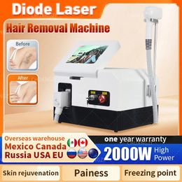 Máquina de depilación permanente para hombres, depiladora indolora de 3 longitudes de onda de alta calidad, 808NM
