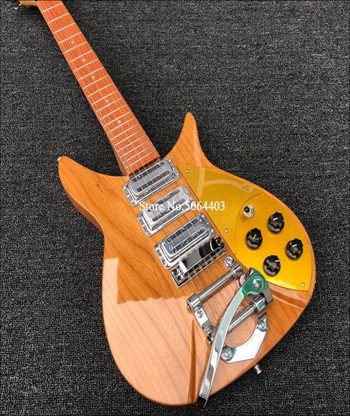 Haute qualité 325 guitare électrique Alnus cremastogyne corps journal couleur peinture 527mm pont écrou vibrato pont livraison 2147662