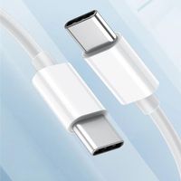 Câble de données PD de haute qualité 3A Type-C à USB Type C câbles de type C Fast chargeur rapide Fil de chargement rapide pour Samsung Huawei avec boîte de vente au détail
