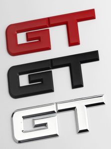 Autocollants de coffre de garde-boue latéraux arrière de voiture en métal 3D de haute qualité, emblèmes de Logo GT, Badge autocollant pour Ford Mustang EcoBost 50 L V8 GT3421984