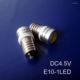 Hoge kwaliteit 4.5VDC LED E10 BULB COB 0.5W Indicator Licht Pilootlampinstrument 10 stcs/Lot