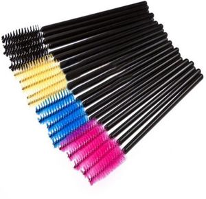 Haute qualité 400 pcslot cils cils maquillage brosse Mini Mascara baguettes applicateur jetable outil d'extension 8740086