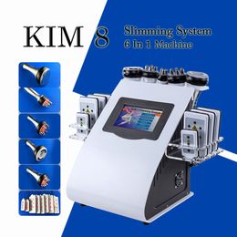 Hoogwaardige 40k ultrasone cavitatiemachine Caviation RF Slankmachine Liposuctie lipo laser 8 pads vacuüm RF huidverzorgingssalon spa -gebruik